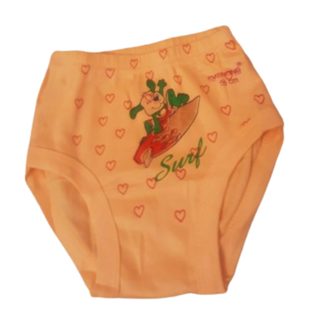 Everking Kids Soft Cotton Panties/Briefs Innerwear Combo/Unisex Multicolour Boys and Girls Drawer(Pack of 12) 3