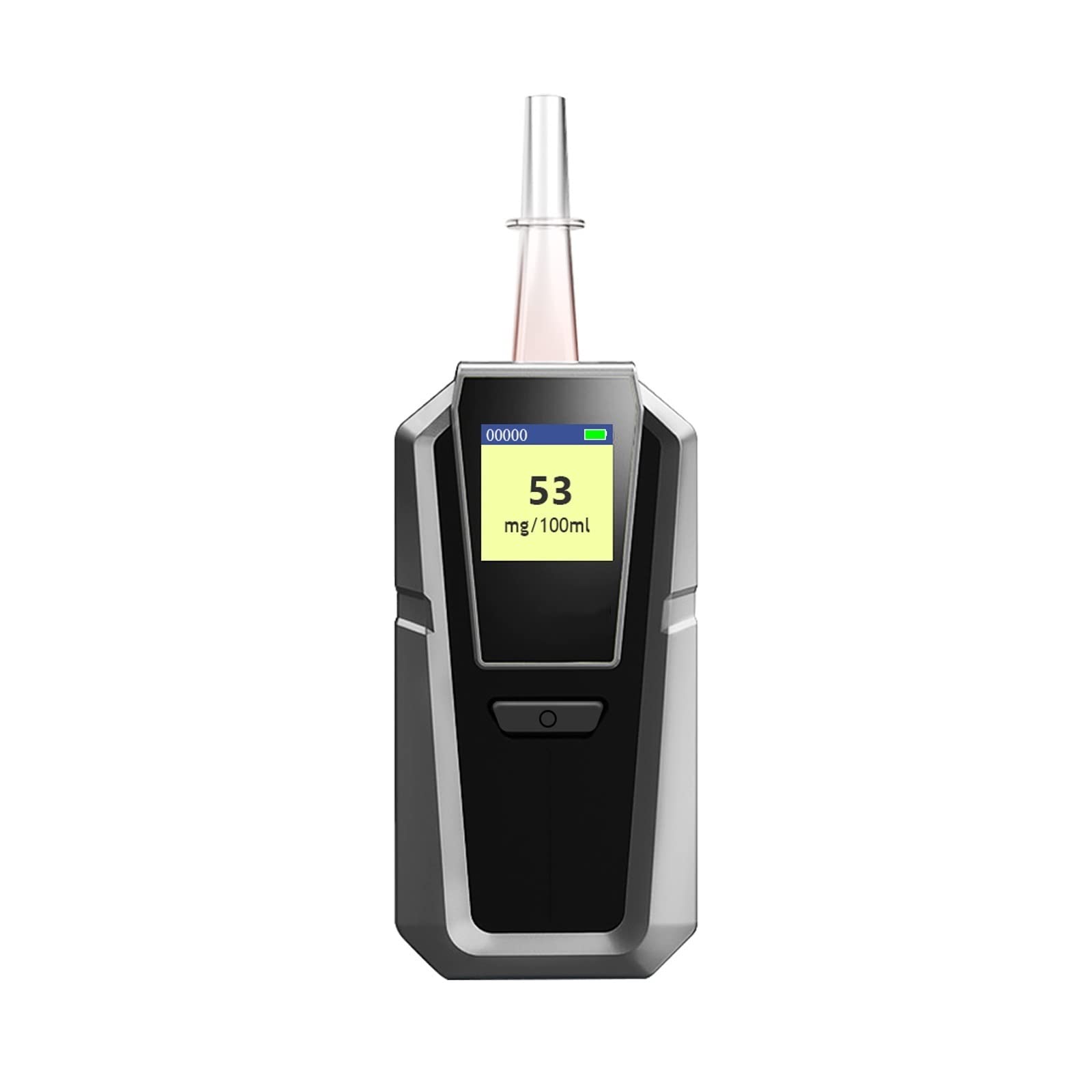 Przenośny test na obecność alkoholu, wykrywanie wyników w 10 sekund, alkomat z akumulatorem, ekran LCD dla kierowców i do użytku domowego