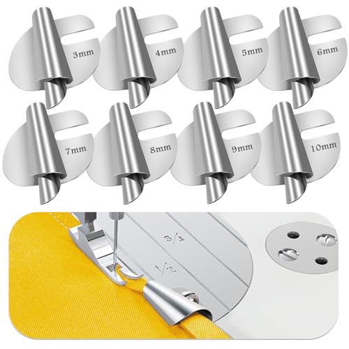 Kit De 6 Prensatelas Para Máquina De Coser | Para Dobladillos Enrollados Y Cremalleras Invisibles - Acero Inoxidable