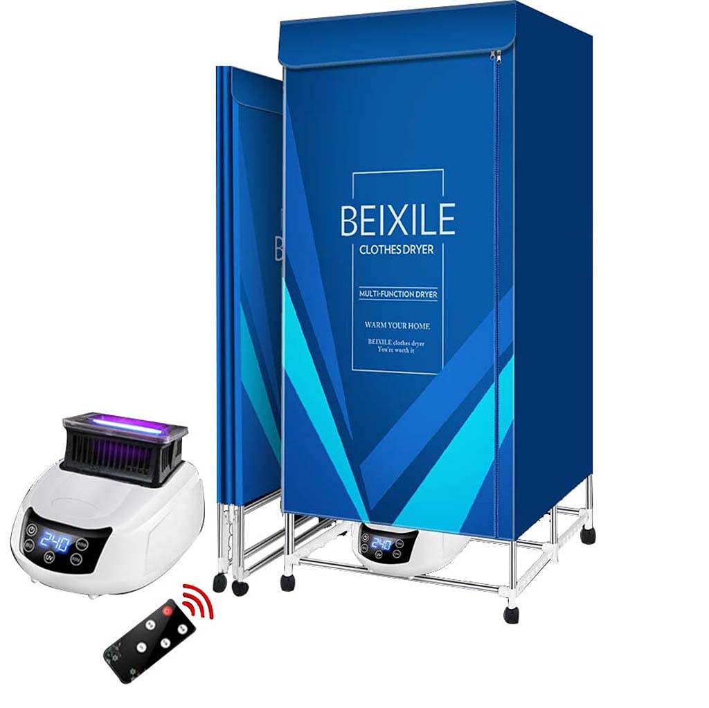 Sèche-Linge électrique TJH 2000W pliant grande capacité 15kg en acier inoxydable