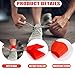 XIHIRCD 2 Pairs Wrestling Ankle Bands, 12.91x2.28in Hook Loop Scoring Bands Red & Green Tournament Straps Soft Vinyl Wrestling Officials Gear for Referee Coach Athletics