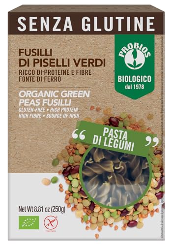Probios Fusilli 100% Piselli Verdi - 250 gr