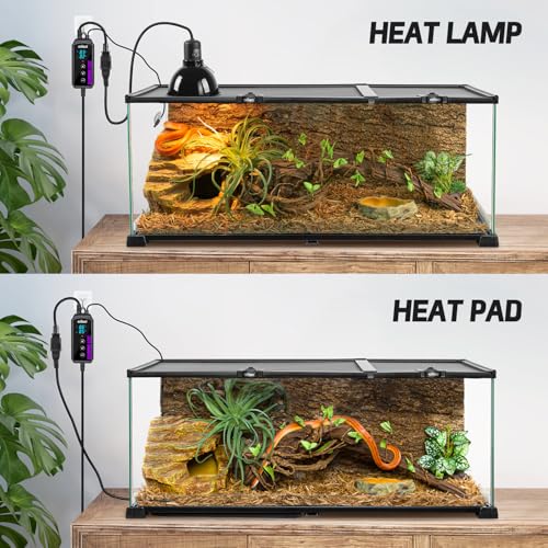 Oiibo TC07 Digital Heat Mat Thermostat, Pid Reptile Heat Lamp Dimming Thermostat Heating Pad Temperature Controller thumb #6