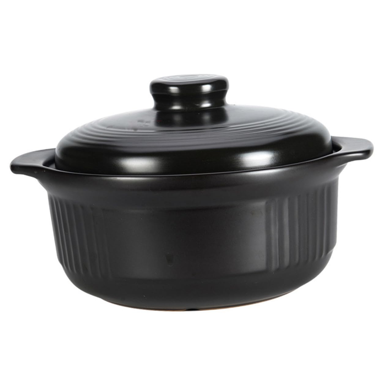Pentola e Doppia Maniglia Superficie Antiaderente in Ceramica da 1115ml per Cuocere Riso, Stufati e Zuppe per Cucina Casalinga