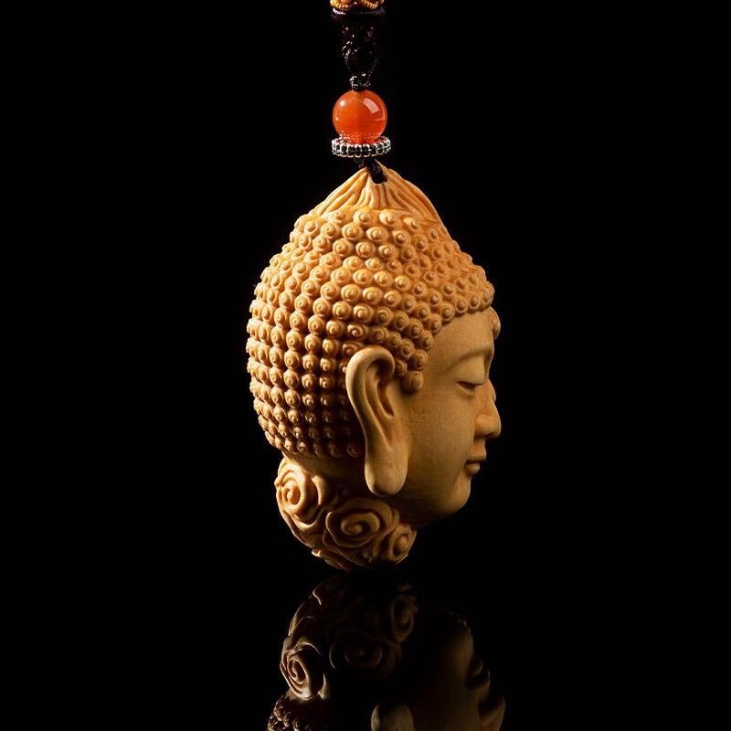 高級木材　柘植　 木彫り　仏魔の一念 仏魔如来 柘植 高級木材 柘植 木彫り 仏魔の一念 仏魔如来 柘植木 本体 約4 5×2 5