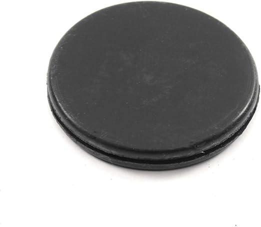 Rubber Plug - Fits 1 1/4" Opening in 1/16" Thick Panel -"Grommet Without A Hole" Solid Flush Plug Seals Opening in Panels - Provides Finished Appearance on Both Sides of Panel (1)