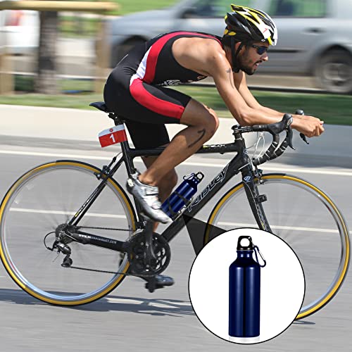 Gandeer 24 Pieces Aluminum Water Bottle 17 Oz Leak Proof Sports Bottle Bulk Lightweight Aluminum Bike Water Bottles With Buckle And #TOP5