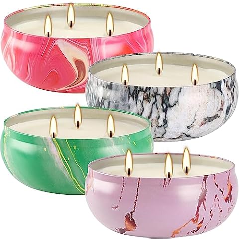 Pliadvbu 4 x 12 oz Citronella Candles Cover