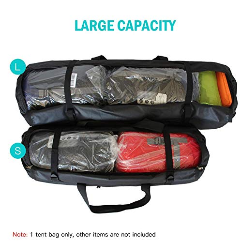 GBBHSKL Foldable Travel Duffle Bag - Lightweight Packable Hiking Duffel Luggage Bags - Water Resistant Oxford Cloth, Front Pocket - for Hiking, Sport, Women Men