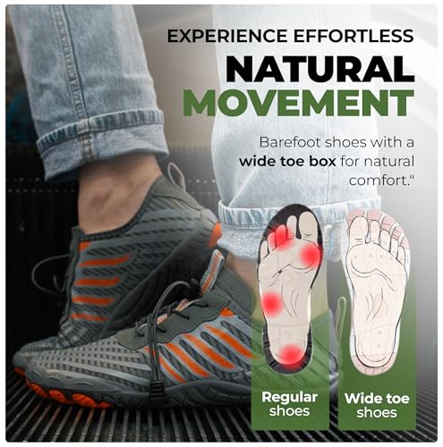 Calder Pro Healthy Barefoot Shoes for Men Woman | Minimalist, Wide Toe Box, Zero Drop Sneaker | Flexible Non-Slip Sole for Running, Walking, Hiking & Gym2