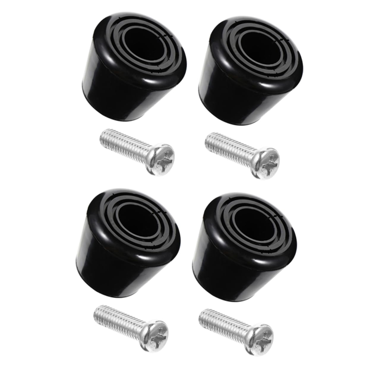 UKCOCO 1 Set Double Row Roller Skates Brake Mat Exercise Stopper for Fast Stopping Easy Installation Mute Effect Compatible with Roller Skates Practical Accessory