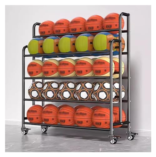 Support de Rangement pour Ballons de Sport Mobile pour Ne Plus Rien Laisser Traîner