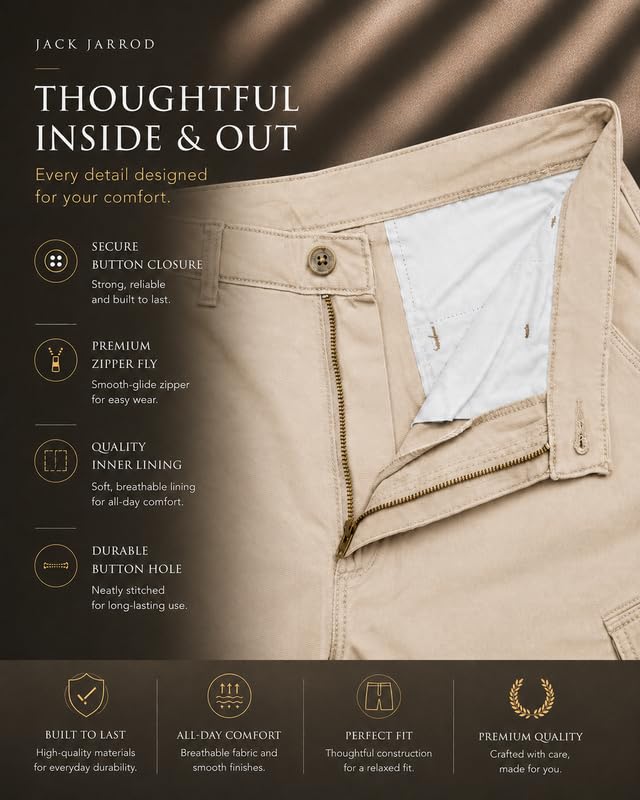 Image of Comfort Fit Shorts for Men & Women | Cotton Stretch Fit | 32-44