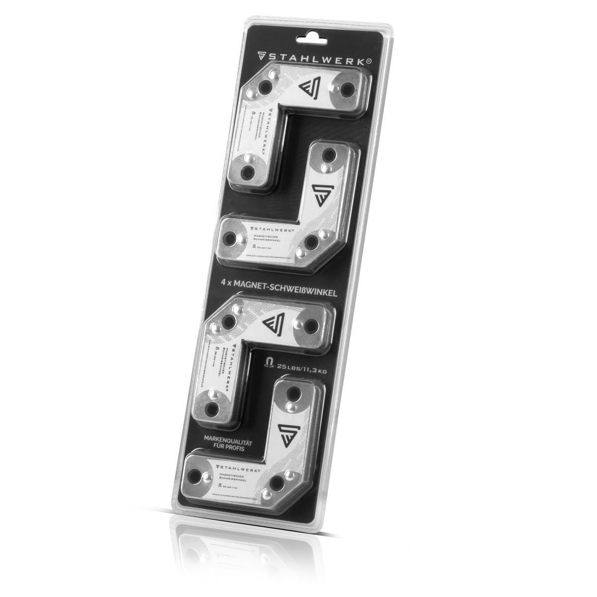 STAHLWERK Juego De 2 X 4 ángulos De Soldadura Magnéticos, 4 Kg