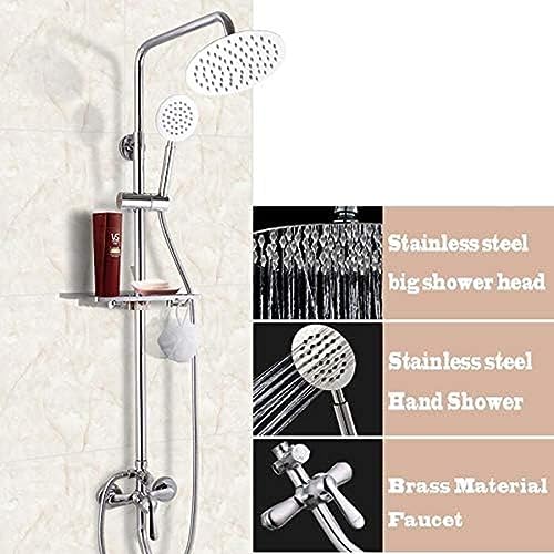 Ensemble de douche Plume de haute qualité en finition chrome éclatant - 3