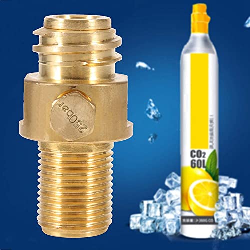 M18x1,5 TR21x4 Soda Filettatura in Ottone Ricarica...