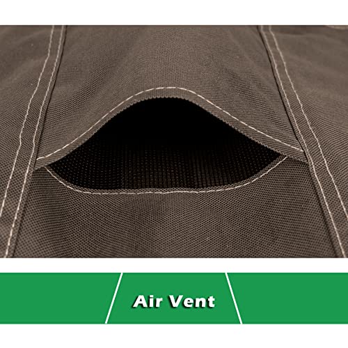 Forestchill Klimagerät Abdeckung für Kondensatoreinheit, Schutzabdeckung für Zentralklimagerät, Wärmepumpe, Braun 26“L x 26“W x 32“H-5