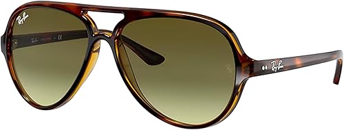 Ray-Ban Cats 5000 RB4125 - Gafas de sol de aviador para hombre + paquete con kit de gafas de diseño iWear de cortesía