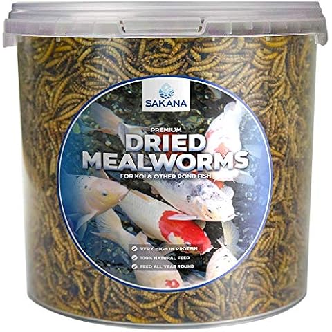 Sakana Dried Mealworms for Pond Fish Cover