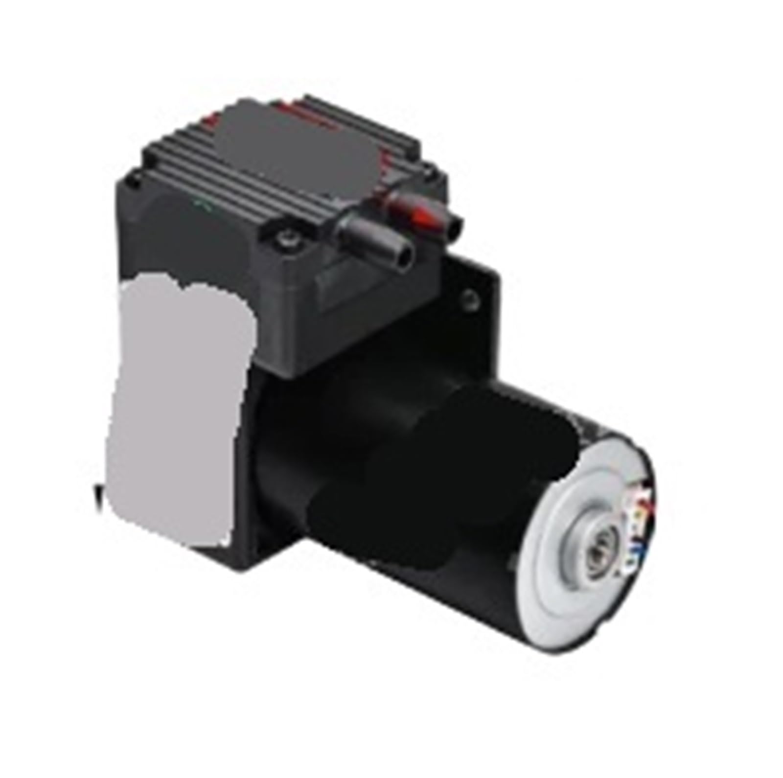 Bomba de vacío de diafragma DC 12 V sin escobillas 12 L/min Estándar de 2 cables (velocidad no variable)