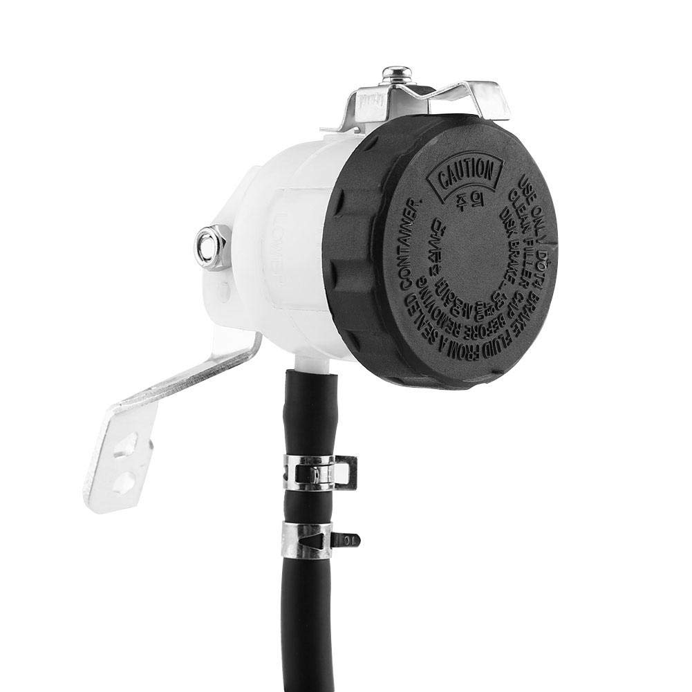 Depósito de freno de motocicleta con soporte Cilindro maestro para SV650 2003-2009 SV100S 2003-2007 Negro