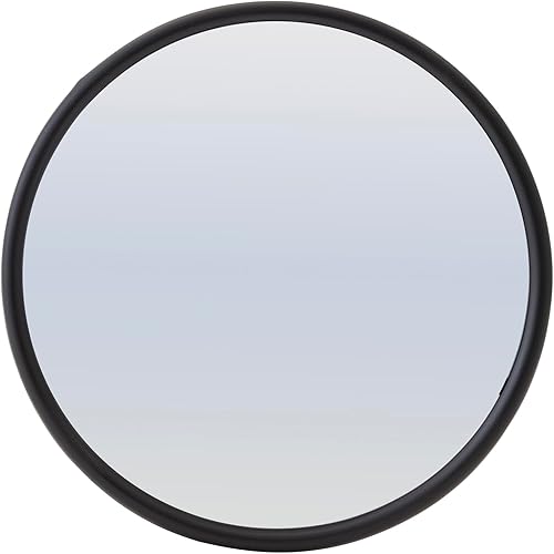 Grote 16032 Espejo convexo de 8 12 pulgadas con perno de rótula en el centro del soporte negro