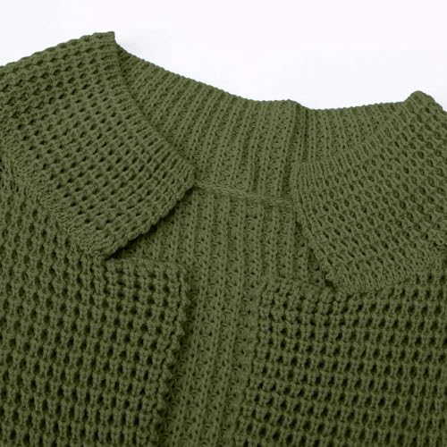 Prendas de punto con botones de diseño elegante y solapa 5