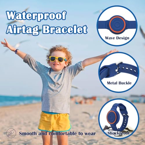 Waterproof Bracelet Compatible with Apple AirTag(1st/2nd) - image 4