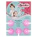 Original Spoolies Hair Curlers, Medium Size – 5 Pack (Playful Pink) - Marvelous Mrs. Maisel Rollers for Retro Styles, Hair Extensions + Wigs