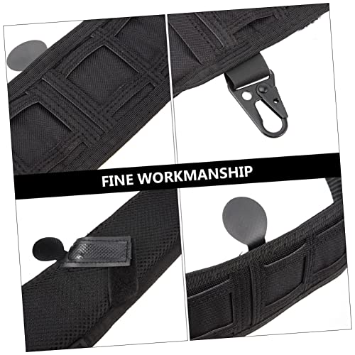 FRCOLOR Nylon Waist Belt Set for Outdoor Training Adjustable Cummerbund for Men and Women Portable Support Belt for Fitness and Camping Activities3