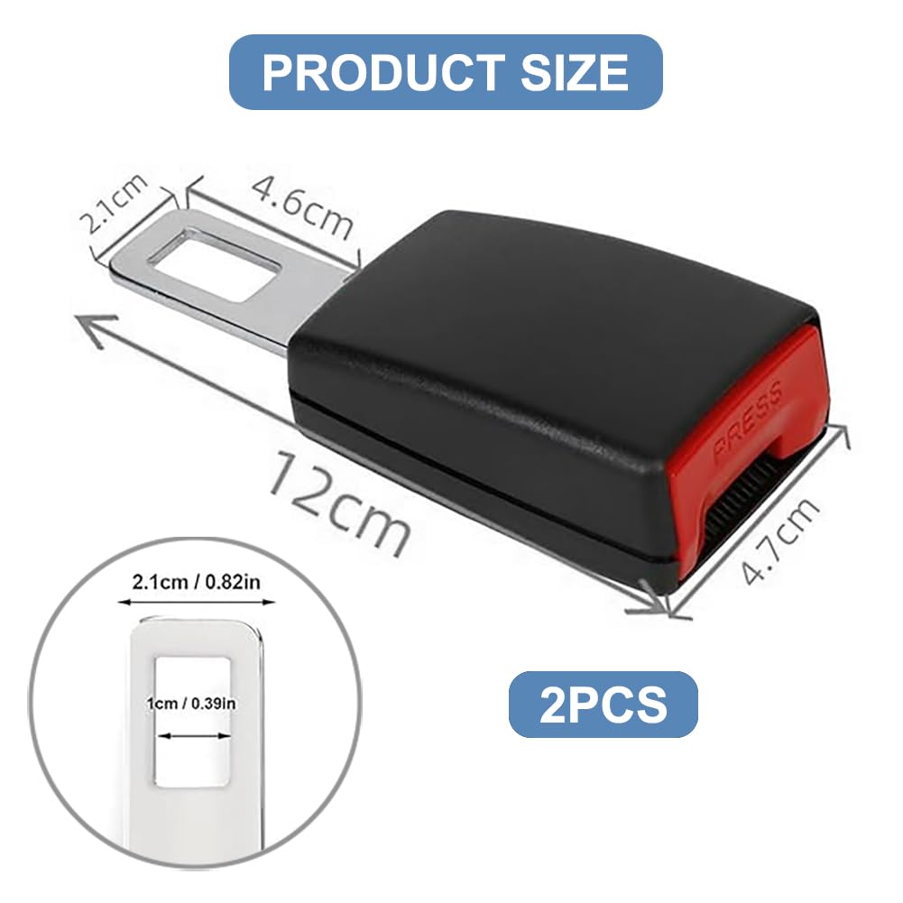 2 Stück Autozubehö Innenraum, Auto Zubehör Schwarz (12cm) - 2