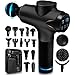 Produktbild Massagepistole, Massage Gun Percussion-Muskelmassagepistole, mit 15 austauschbaren Köpfen und 30 Geschwindigkeiten, Linderung von Muskelkater und Massagepistole für Steifheit (Black)