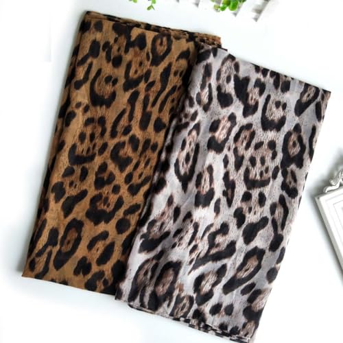 Women Leopard Scarf Long Neck Scarf Leopard Print Shawl Wraps Animal Pattern Swimwear Scarf Beach Wrap Bikini Cover Up3