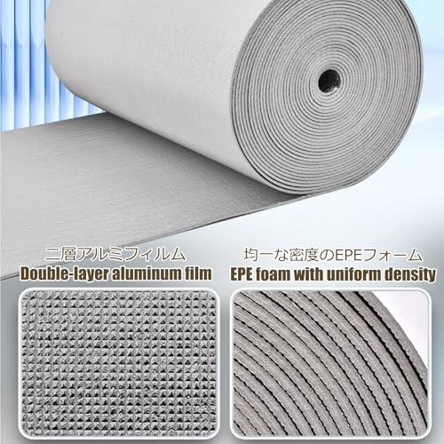 Isolation thermique à bulles double couche pour mur - 6