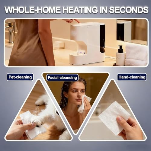 Generisch Automatische Handtuchwärmere Maschine, Smart Hot Towel Spender mit 55°C Konstanttemperatur, 5-Second Fast Warming für Spa und Heimgebrauch