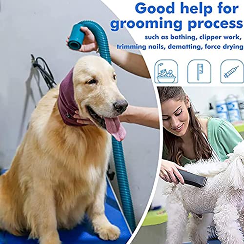 Quiet Ears Covers For Dogs 3Pcs,Dog Snoods Ear Covers For Noise,Grooming And Force Drying Miracle Tool For Anxiety Relief & Calming Dogs(Grey+Pink+Purple) (Small) #TOP2