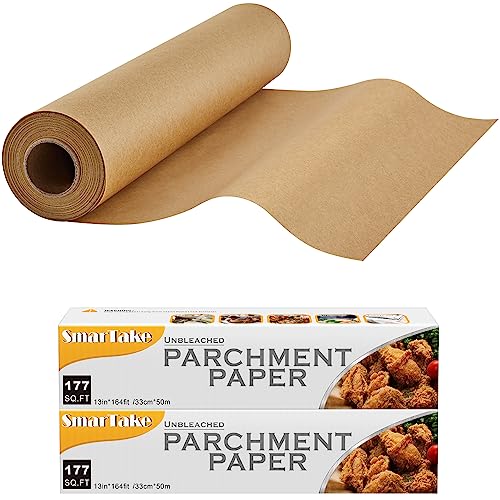 SMARTAKE Unbleached Parchment Paper Roll Two Pack #TOP5