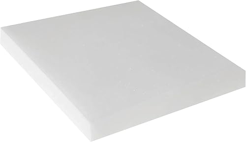 FoamFit Espuma de tapicería de 2 pulgadas de grosor, 18 pulgadas de ancho, 18 pulgadas de largo, alta densidad, 1.8 libras, 46 ILD firme reemplazo