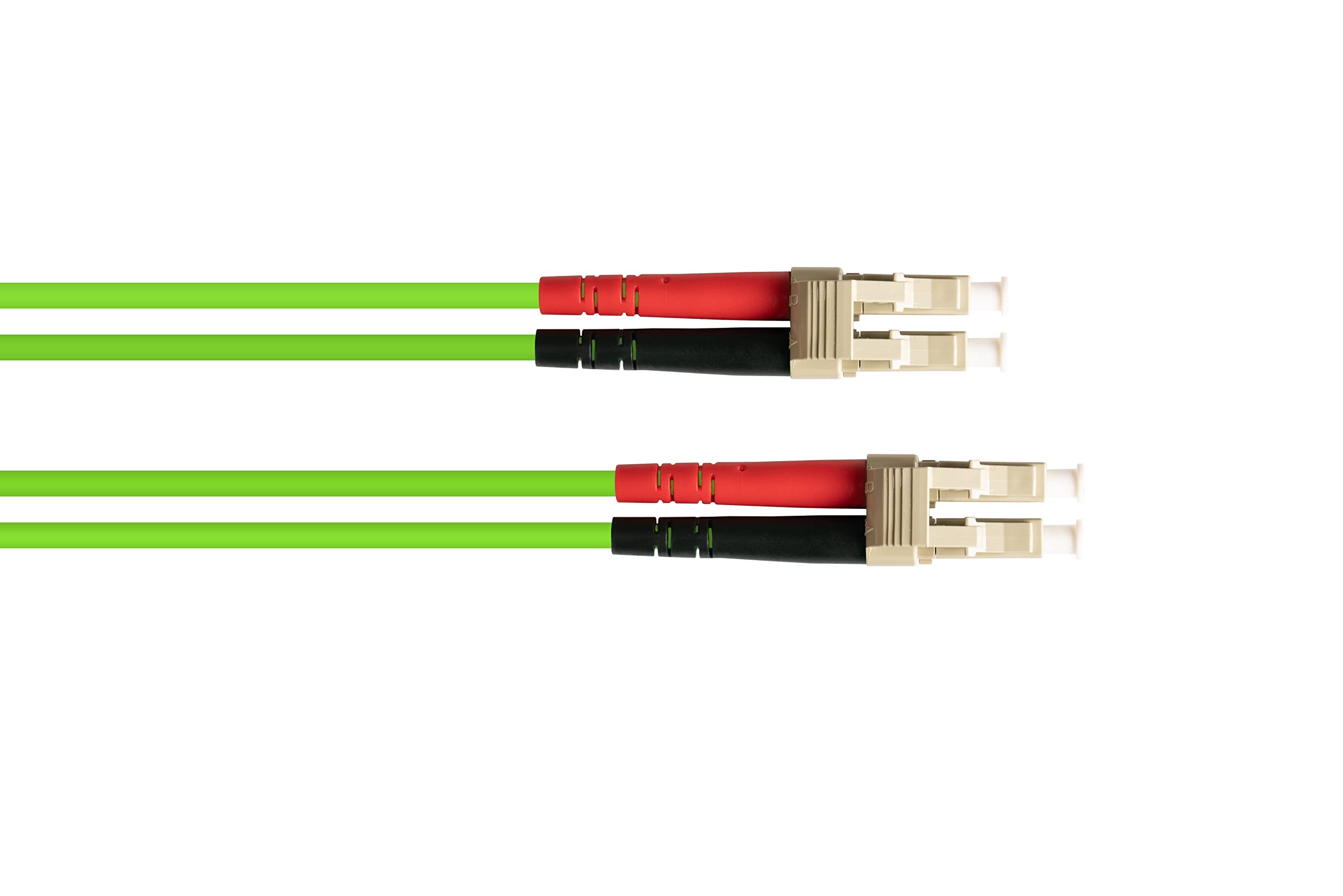 Good Connections Kabel OM5 LWL - DUPLEX - wtyk LC do LC - Multimode 50/125-1/10/40/100-Gigabit Ethernet - światłowodowy przewód światłowodowy, kabel krosowy - 15 m