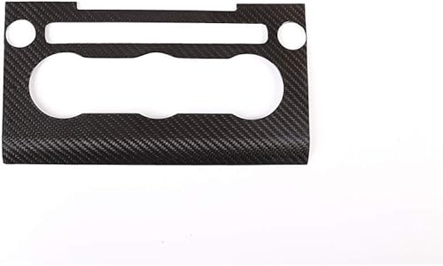 Miniatura 9 de YIWANG - Cubierta de fibra de carbono para panel de aire acondicionado del centro del coche, 1 unidad, para Land Rover Range Rover Sport 2014-2017