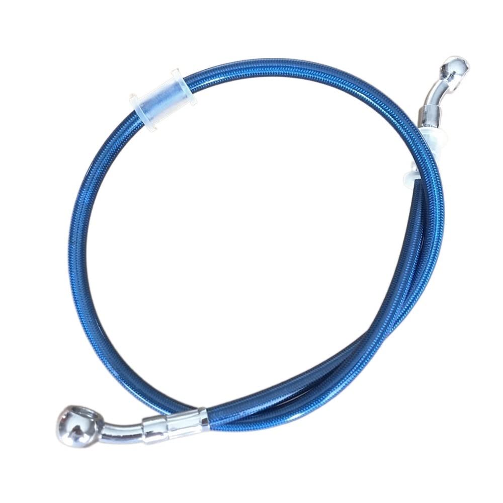 Remolieslangleiding 400 Tot 2200mm Motorfiets Hydraulische Versterkte Remslang Olie Lijn 10mm Banjo Fit ATV Dirt Pit Racing Fiets Gevlochten Olie Slang Motorfiets remleiding (Color : 1400mm