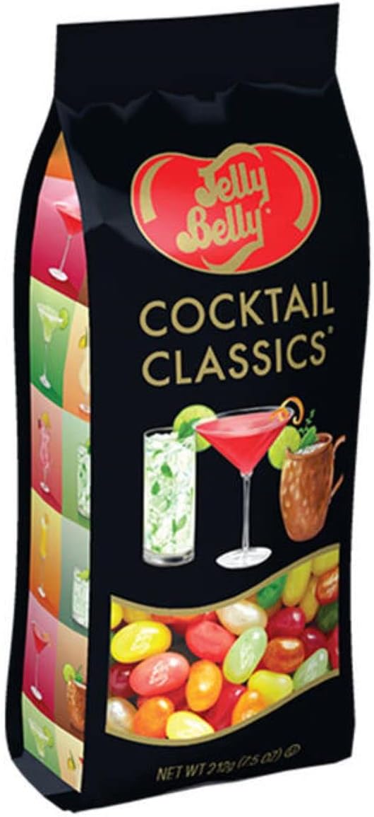 Jelly Belly Candy Gift Bag, Cocktail Classic, 7.5 oz.