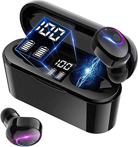 ワイヤレスイヤホン bluetooth 5.4 イヤホン LEDディスプレイ搭載 Amazon.co.jp: 【Bluetooth 5.4・2026新登場・日本語声音】Bluetooth