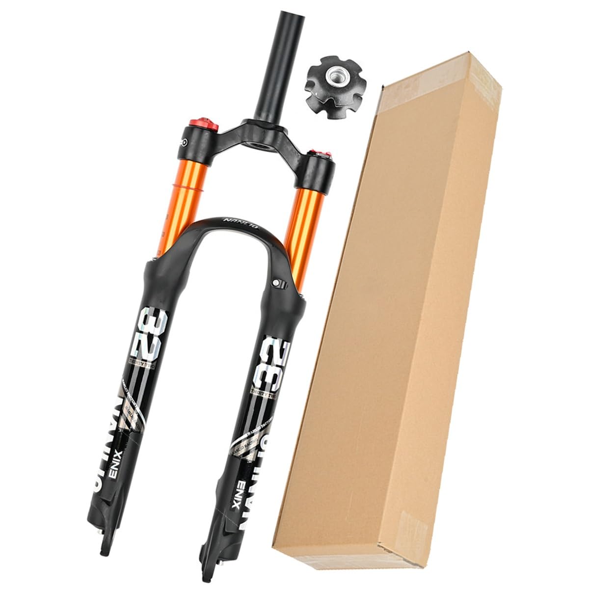 Amazon.co.jp: MTB自転車フロントフォークエアロックストレート1-1/8