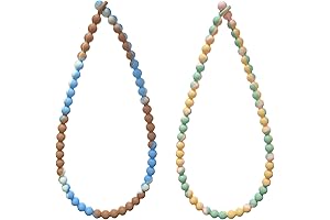 Sensory Chew Necklace for Calming Teething Baby and Toddlers