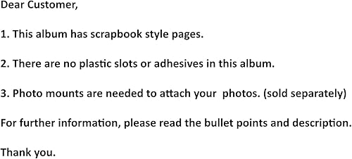 Miniatura 5 de Álbum de fotos rústico de cuero genuino con caja de regalo, páginas estilo álbum de recortes, capacidad para 60 fotos de 4 x 6 o 5 x 7 pulgadas,