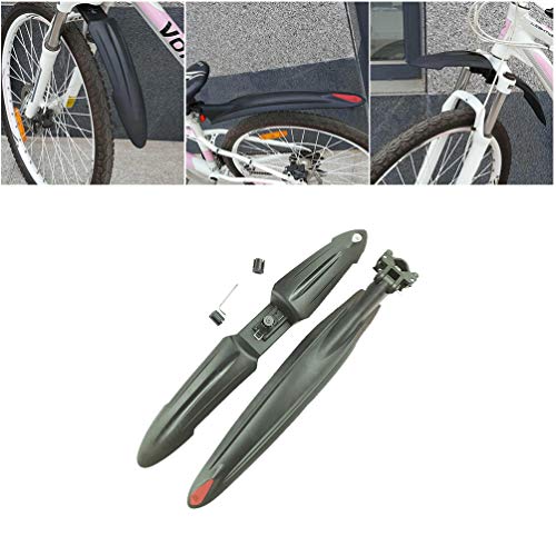 1 Par Guarda-lamas Traseiro Guarda-lamas Para Bicicleta Bicicletas Bicicletas Guarda-lamas Mtb Pára-