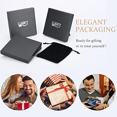 Leather Bracelet for Men with Adjustable Stainless Steel Magnetic Clasp Multi-Layer Braided Mens Leather Bracelet