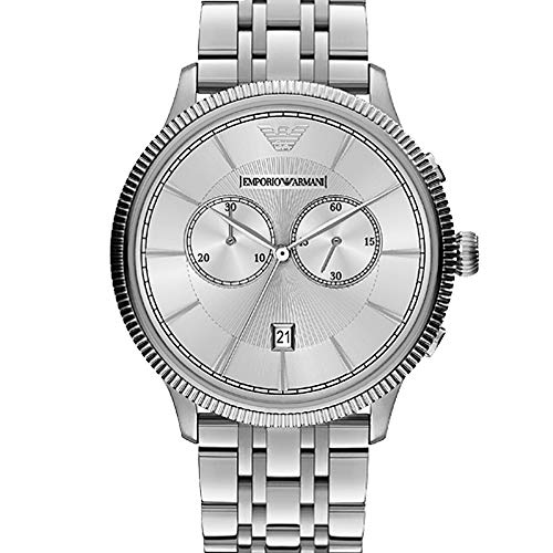 EMPORIO ARMANI �G���|���I�A���}�[�j �r���v Classic Analog Display Analog Quartz Silver Watch AR1796 (�V���o�[) [���s�A���i]