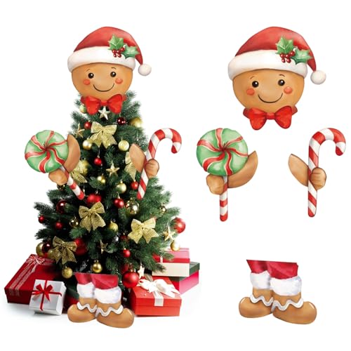 SPHERETRON Weihnachtsbaum Deko Lebkuchenmann Weihnachtsbaumschmuck...